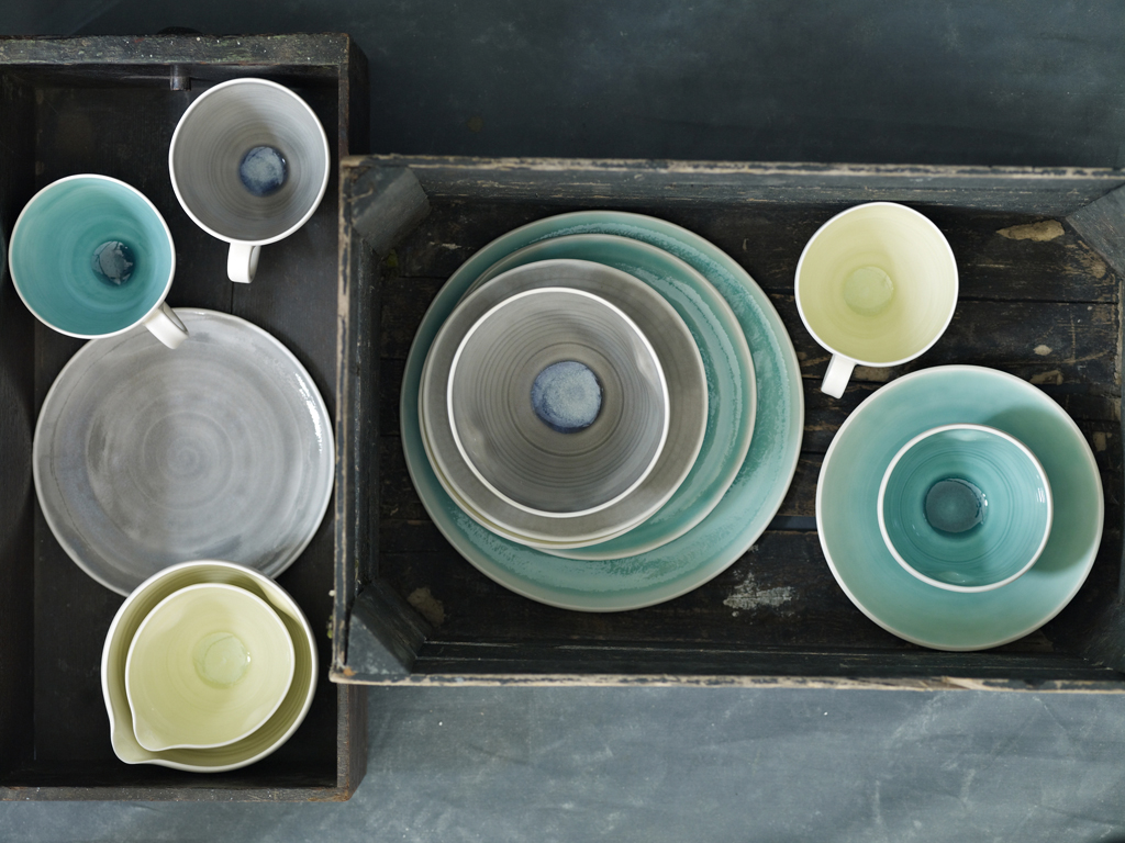 Handmade porcelain tableware