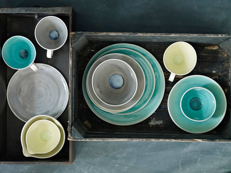 Handmade porcelain tableware