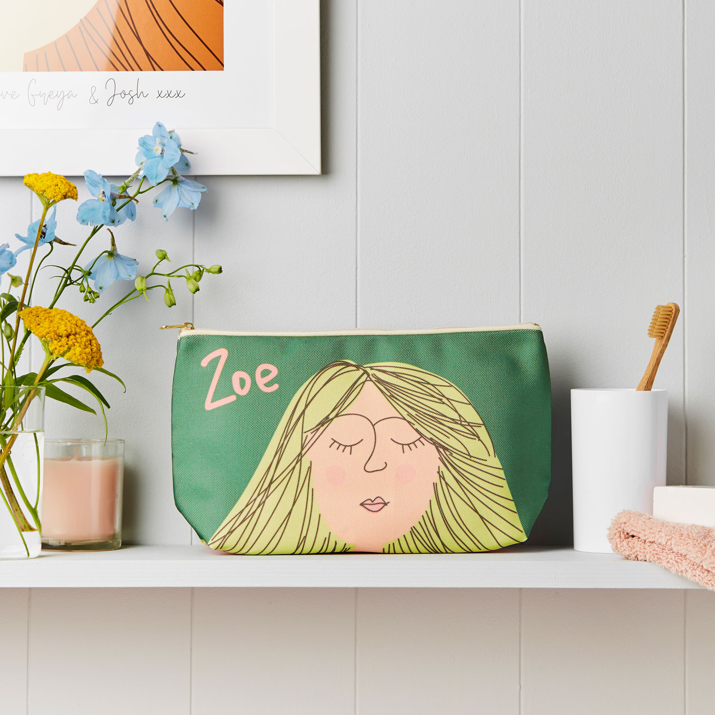 personalised birth year shopping bag