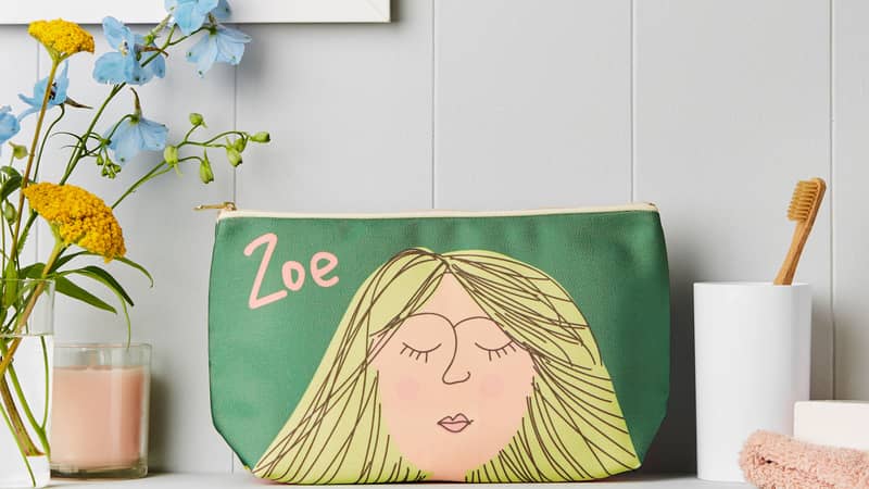 personalised birth year shopping bag