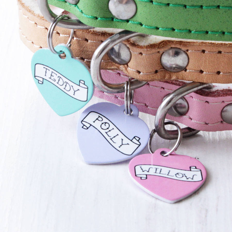 we love to create personalised pet id tags