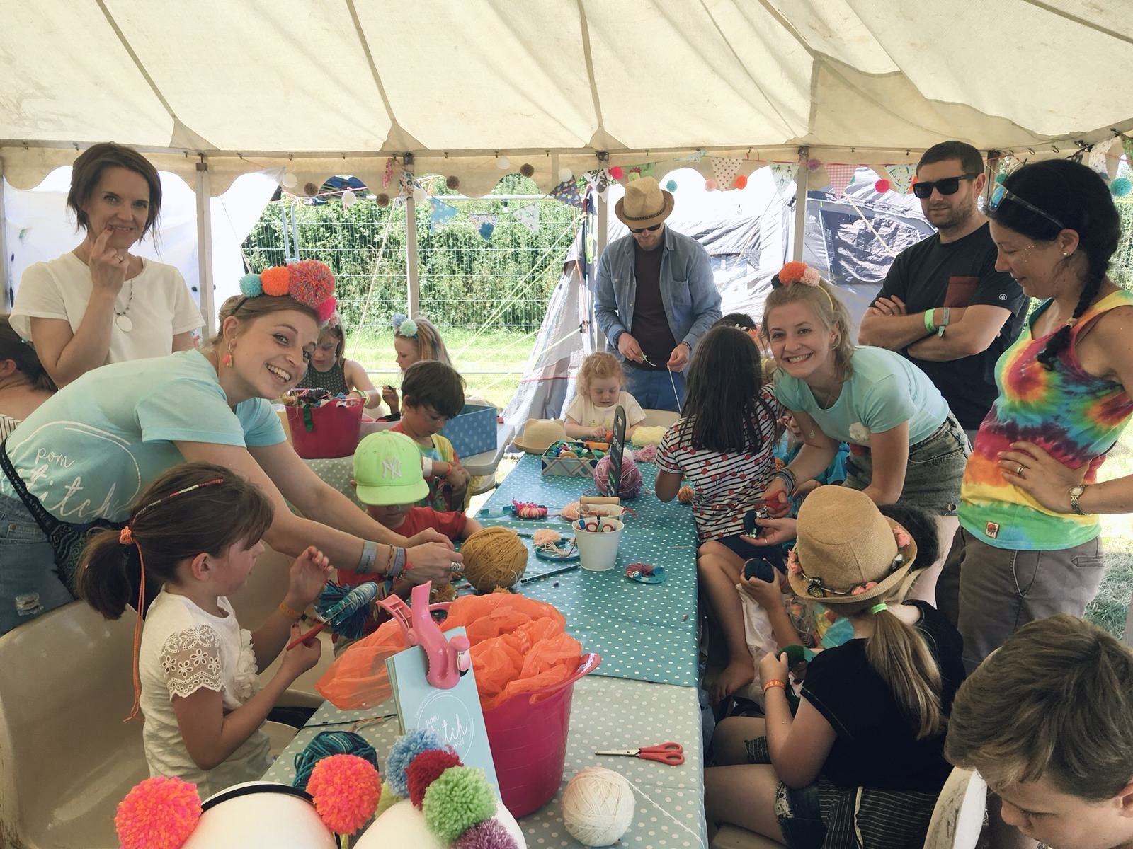 At GlasDenbury Festival