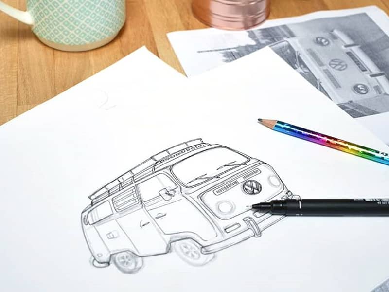 bespoke design sketch