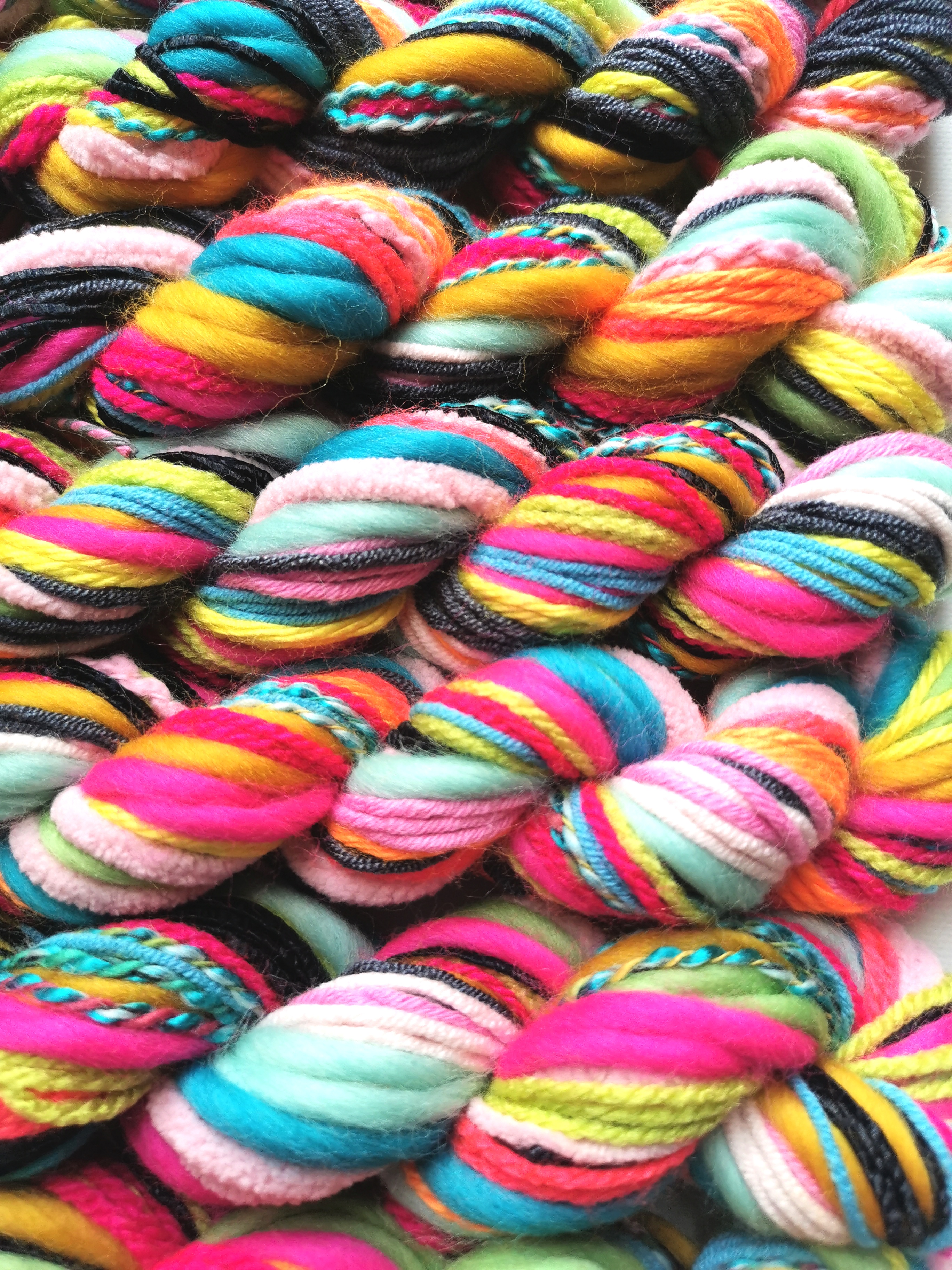 Wild Floss Bundles of yarn