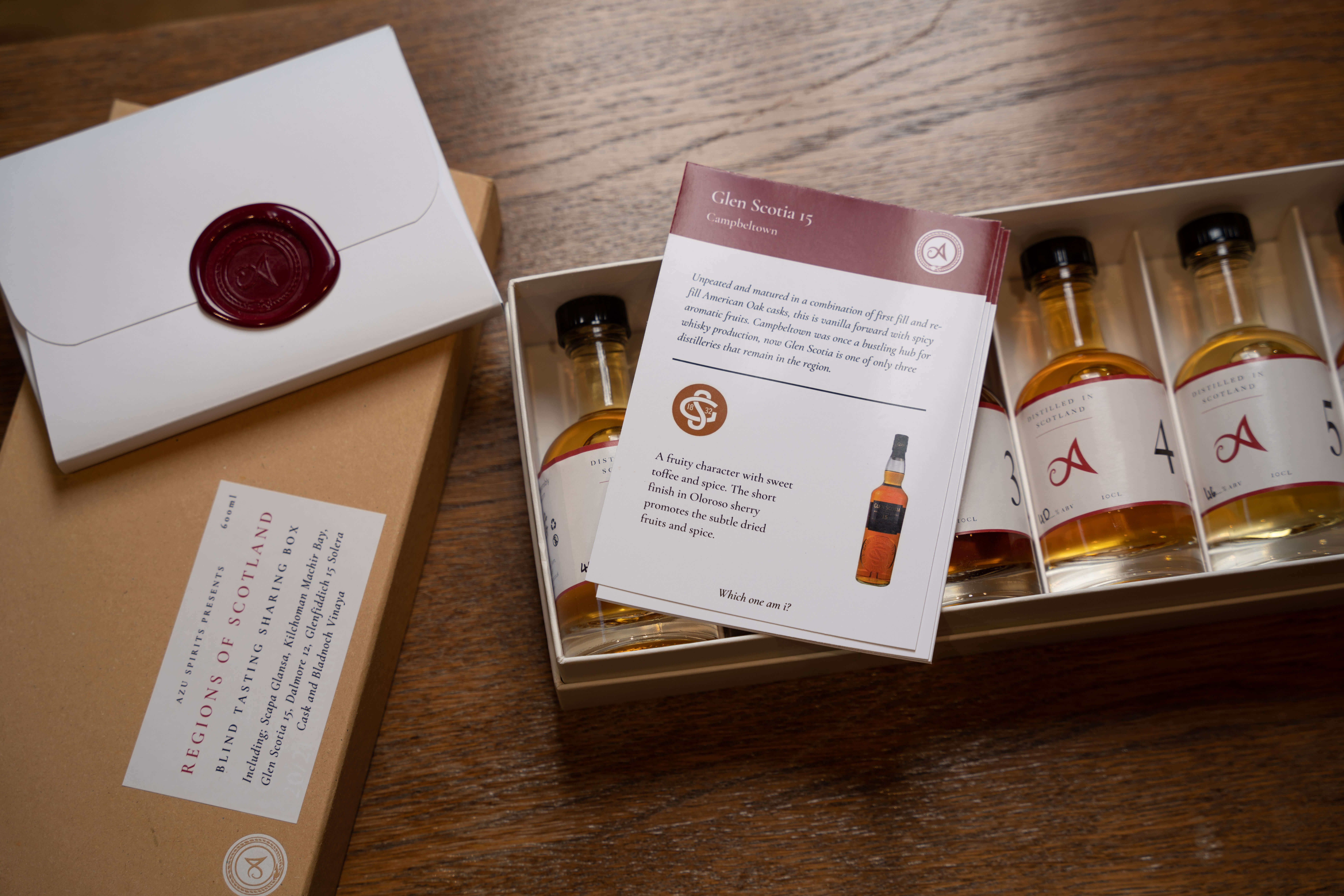 Azu Spirits blind tasting experience