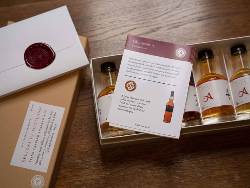 Azu Spirits blind tasting experience