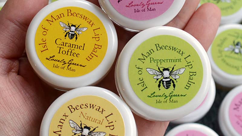 Lovely Greens lip balms are made with local Isle of Man beeswax from both my own hives and other small scale beekeepers.