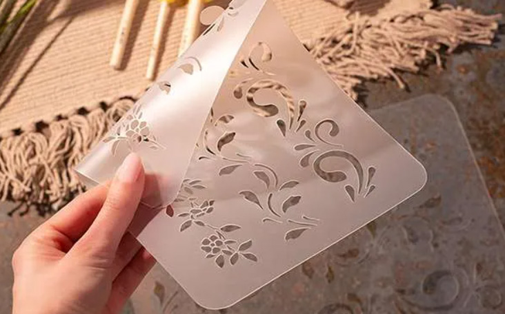 Reusable Plastic Stencil - Border Pattern