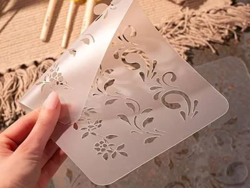 Reusable Plastic Stencil - Border Pattern