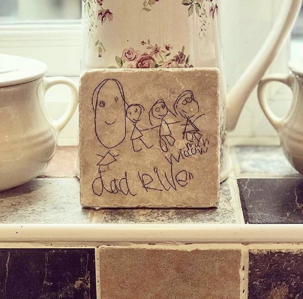 Personalised Drawing Tile