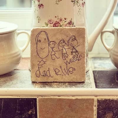Personalised Drawing Tile