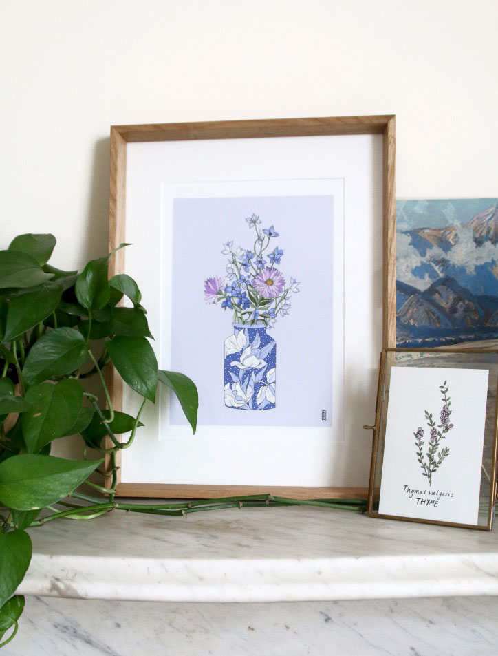 Useful Herbs Art Print