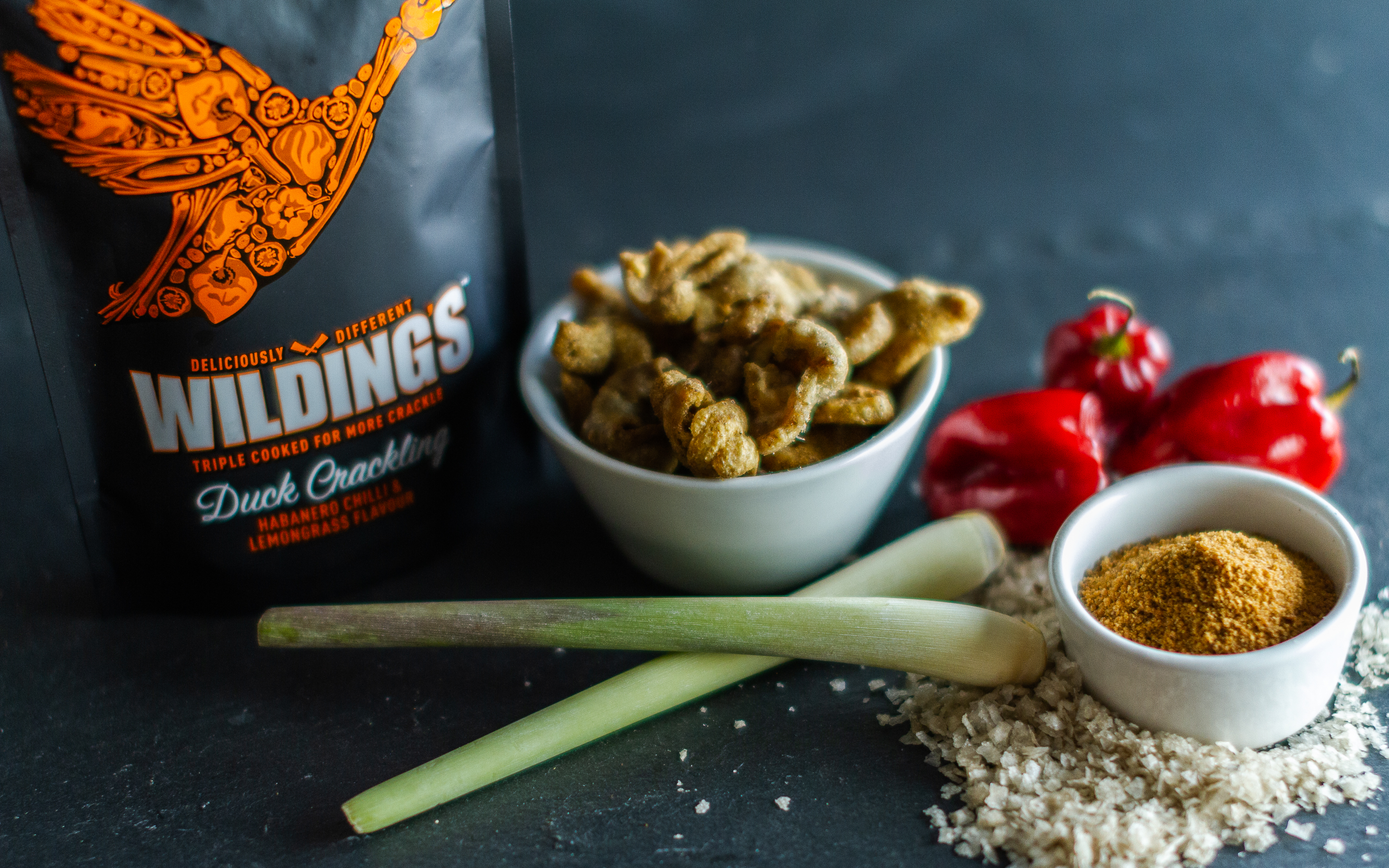 Habanero Chilli & Lemongrass Duck Crackling