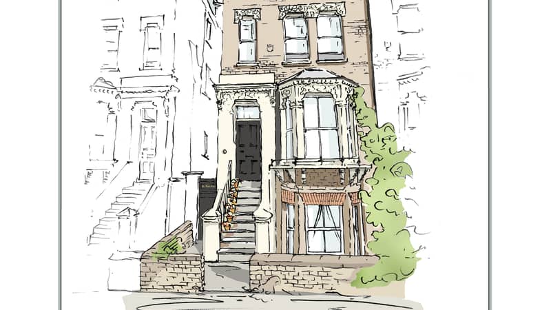 Image of personalised shed portrait - sketch