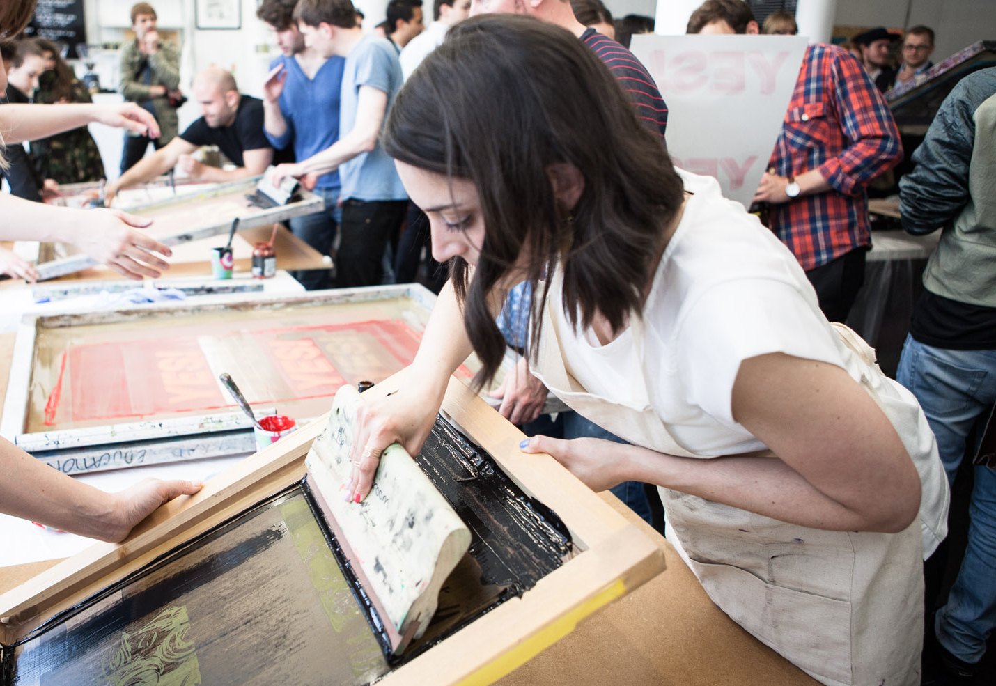 Mandy Maria print making process