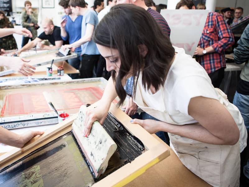 Mandy Maria print making process