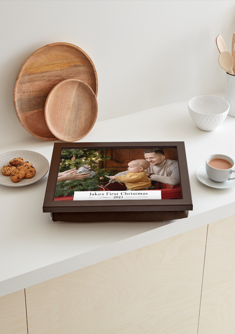 Photo beanbag lap tray 