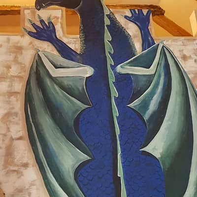 Dragon in the Castle Room
