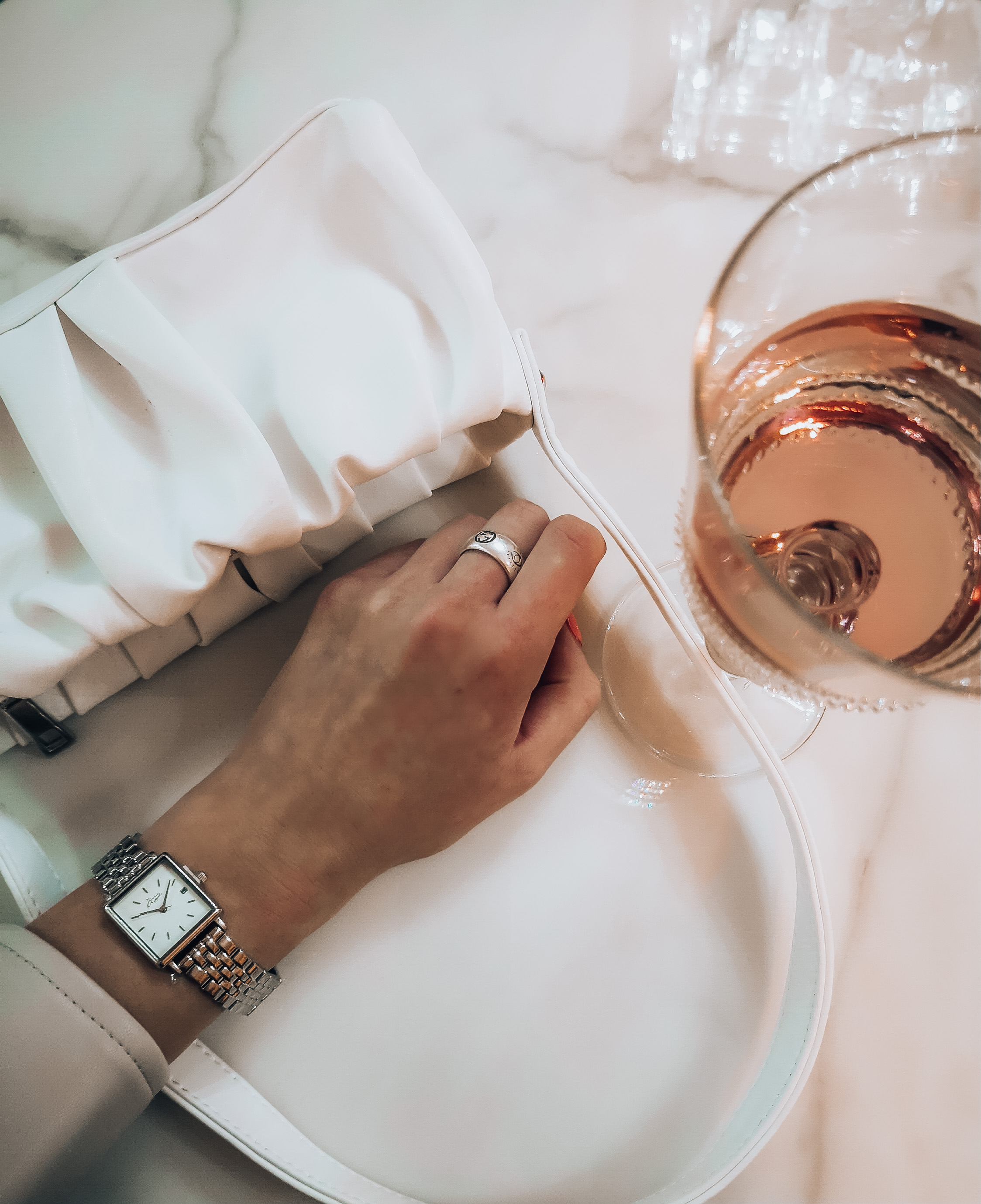 The power of the square, a beautiful silver watch to add to your Annie Apple Collection 