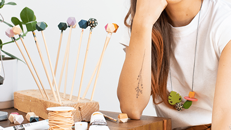 Kodes are hand made jewellery pieces, made in London by Morena Fiore