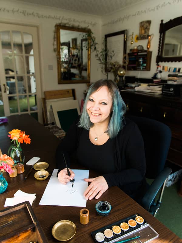 UK calligrapher Claire Gould