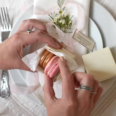 macaron wedding favour