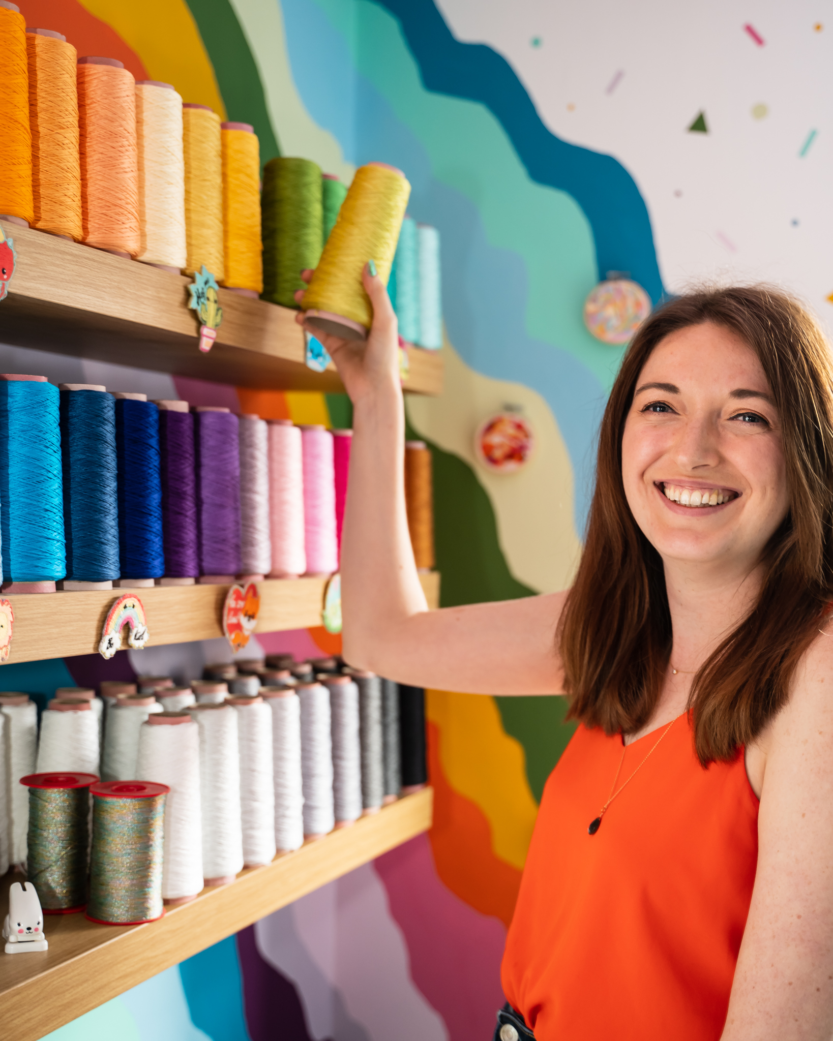 Our rainbow workspace