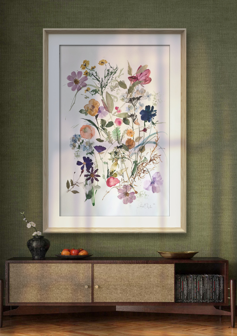 process shot of artwork