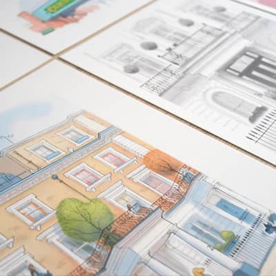 colourful fine are prints