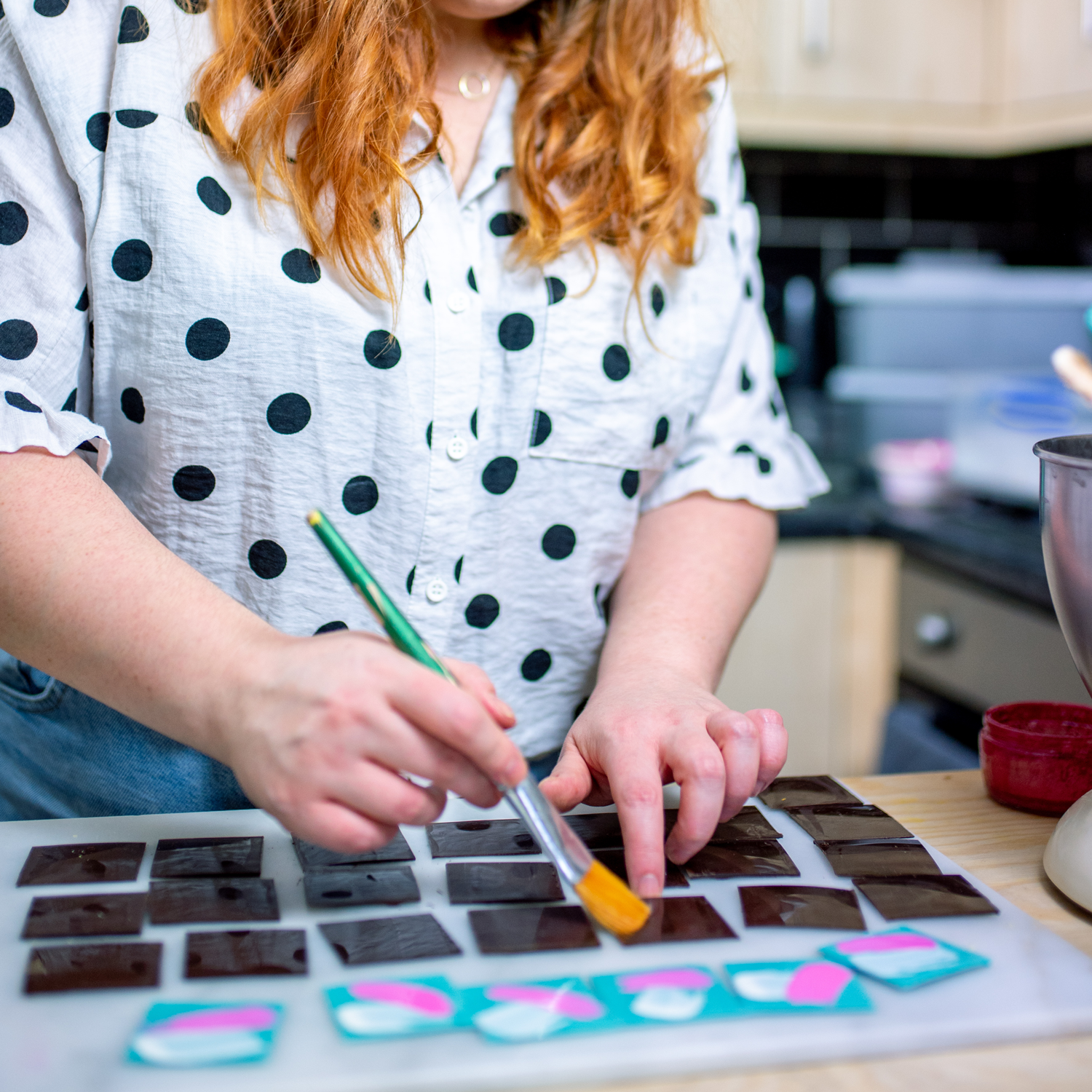 Happy Hour Cakes process shot