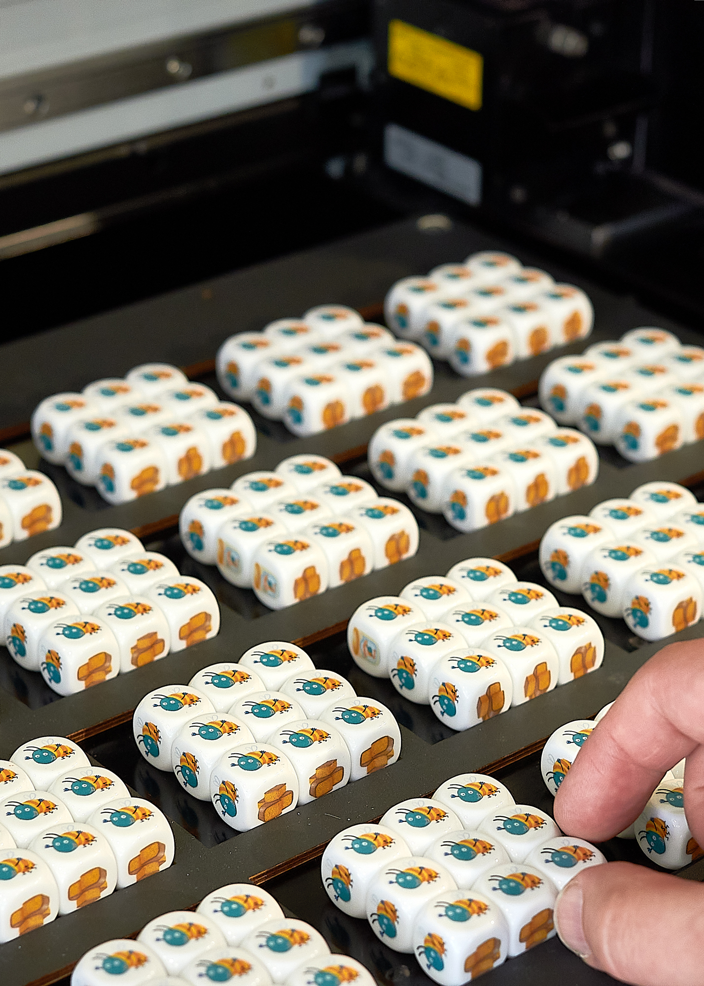 Printing custom dice