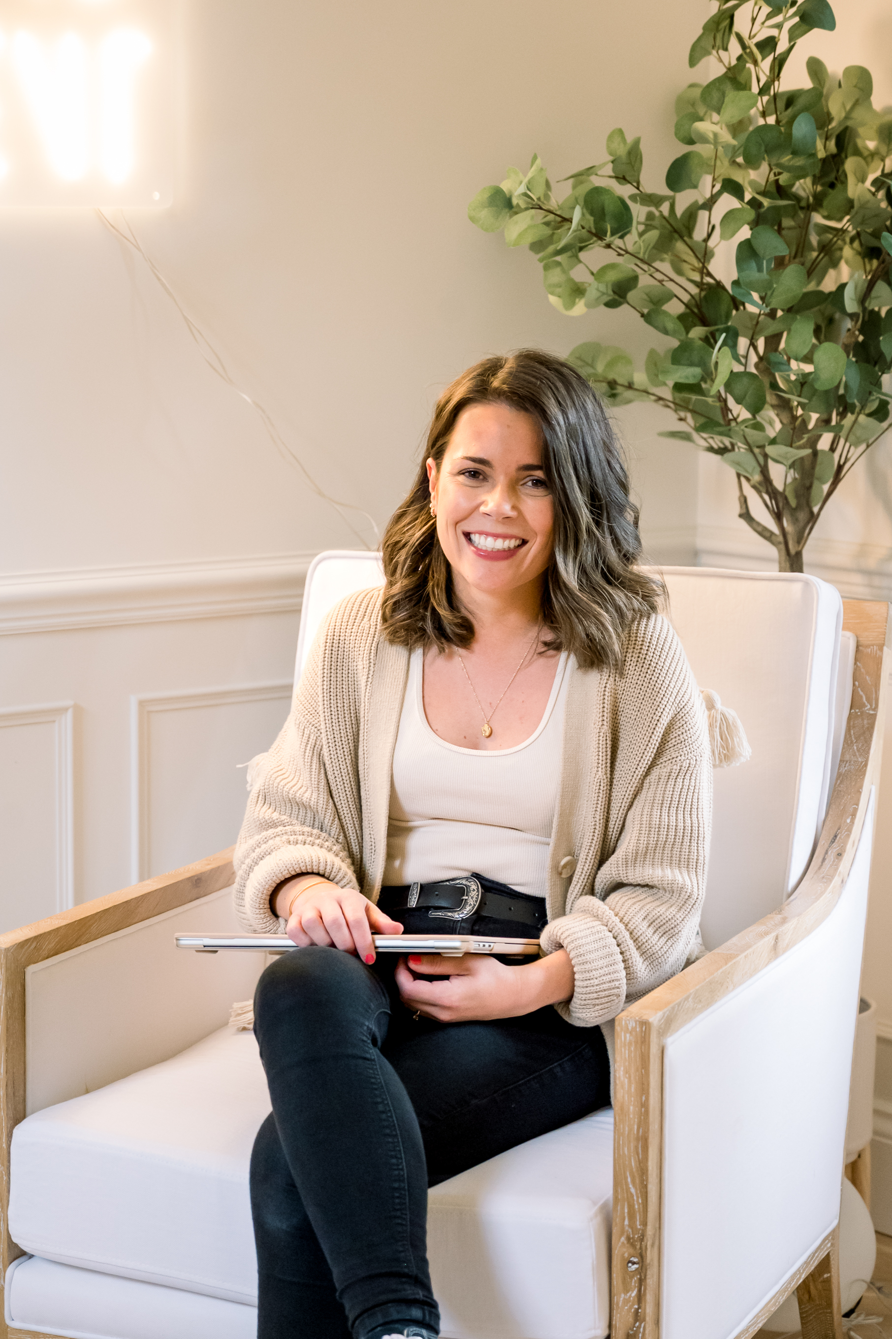 This is our happy place neon sign