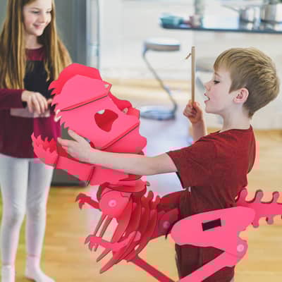 T.Rex dinosaur costume toy