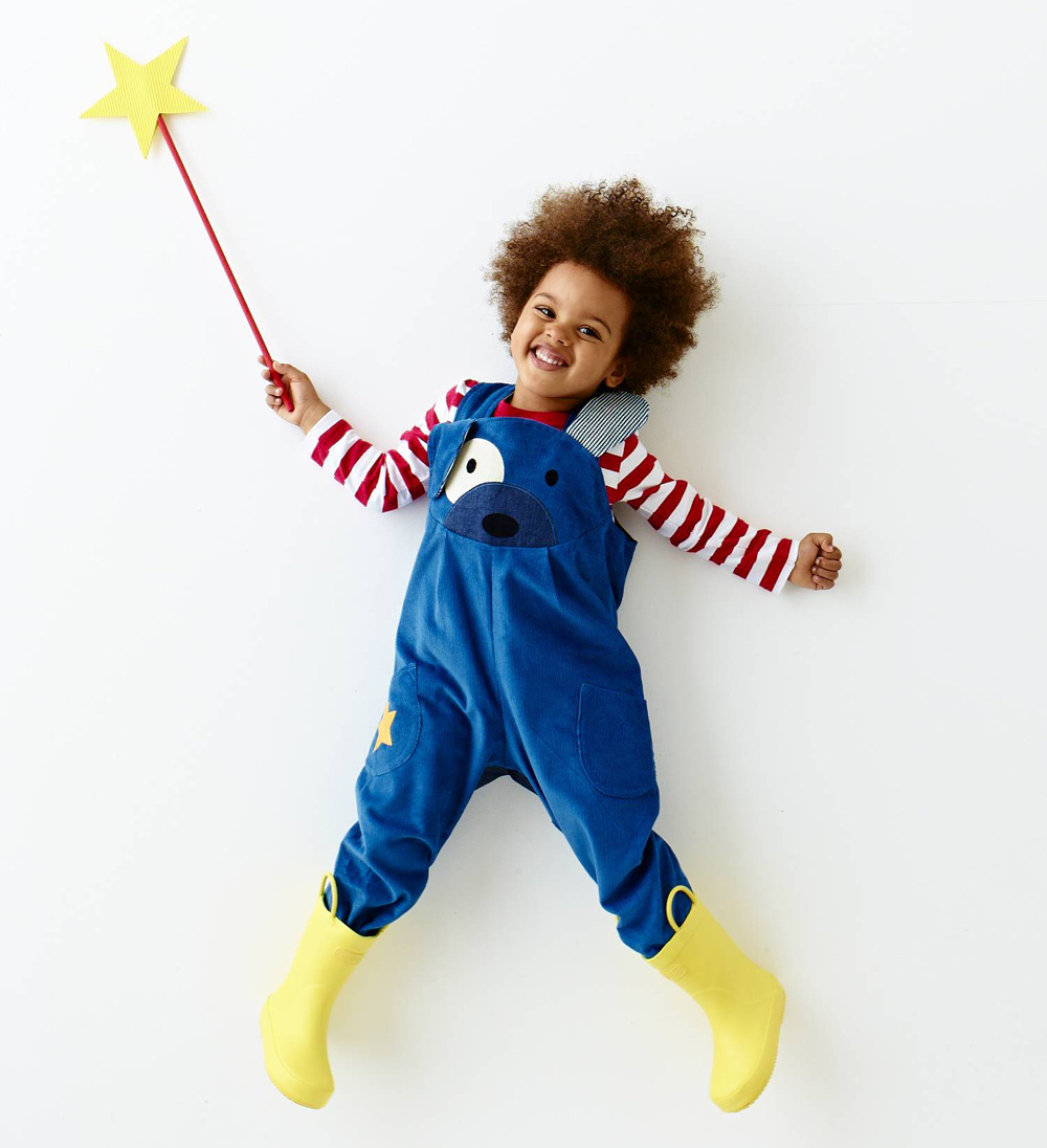 Wild things character dog dungaree