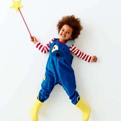 Wild things character dog dungaree