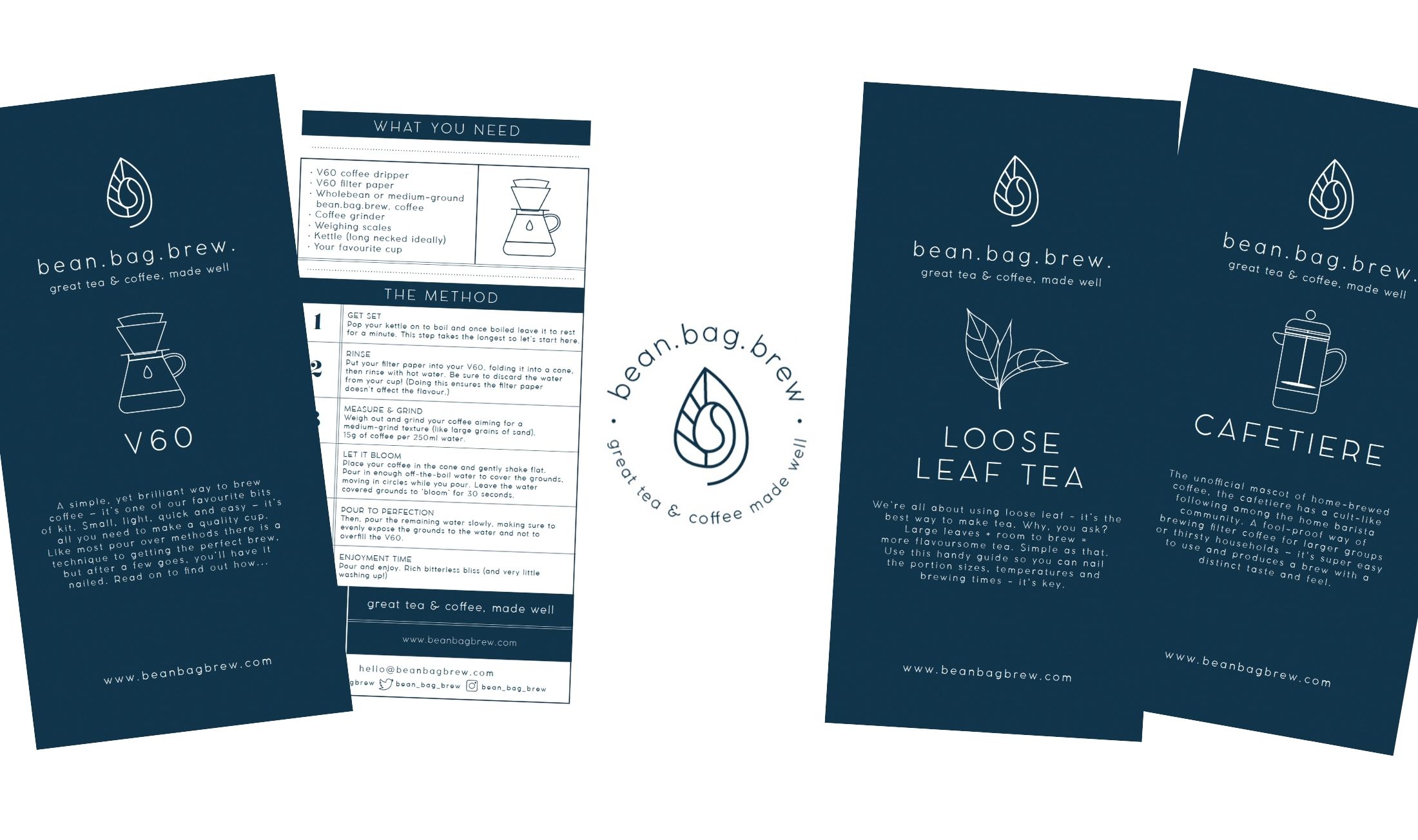 bean.bag.brew. Brew Guides