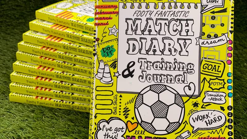 Our best seller, Footy Fantastic: Match Diary and Training Journal