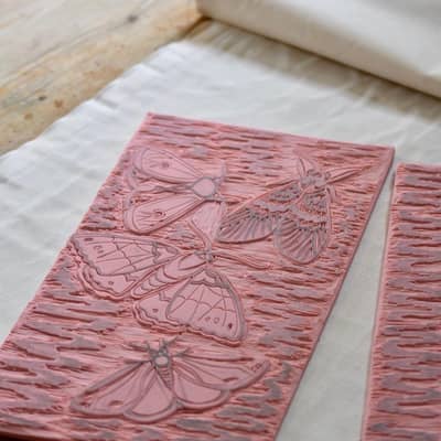 All prints are carved by hand