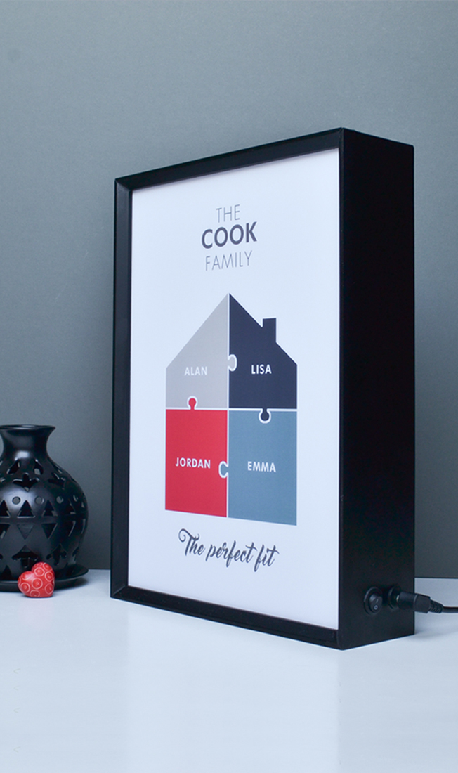 Family Jigsaw Professional Light Box