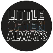 Little Often and Always logo