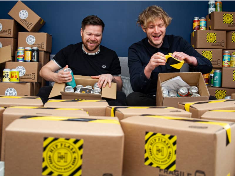 Sam and Phil Hip Flask