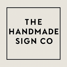 The Handmade Sign Company logo