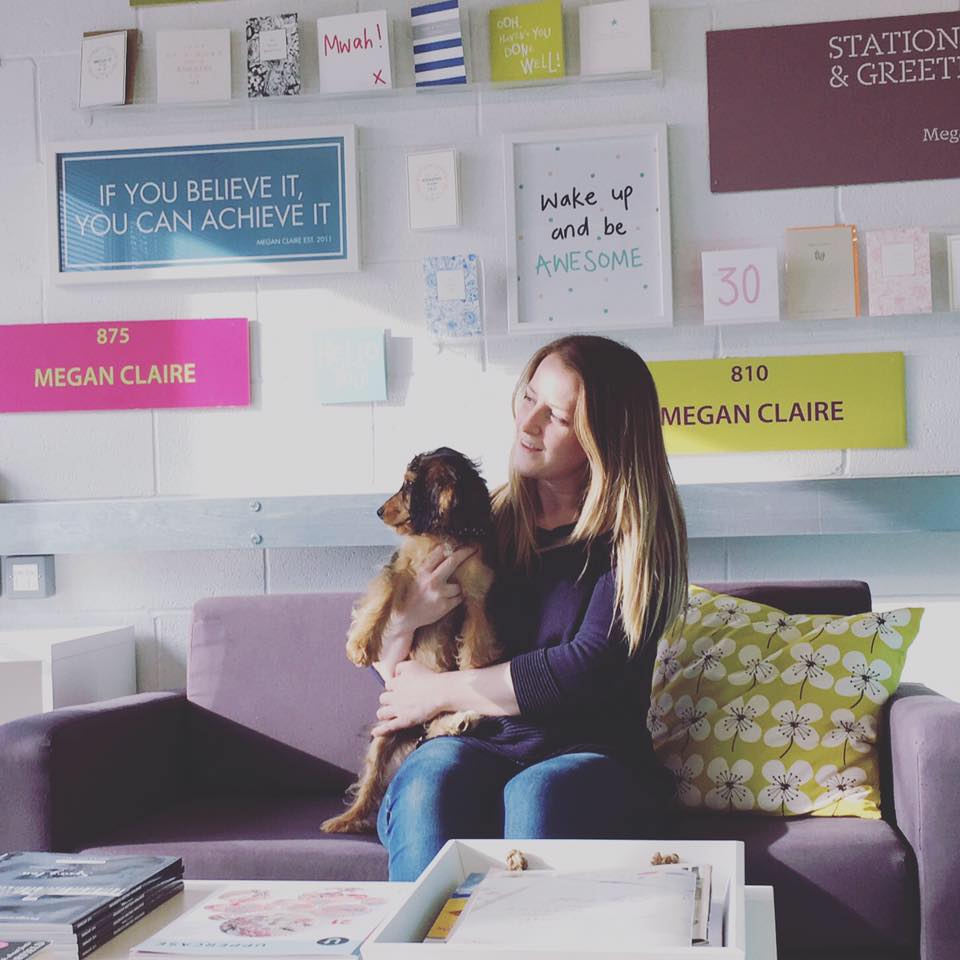 Megan Claire with Cockapoo