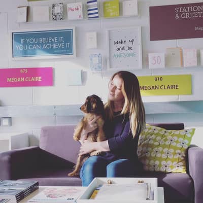 Megan Claire with Cockapoo