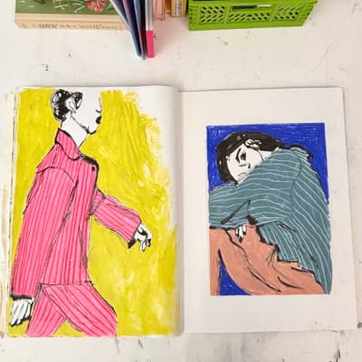 Abstract Fashion Sketchbook