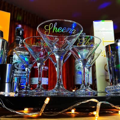 Personalised Martini Glass
