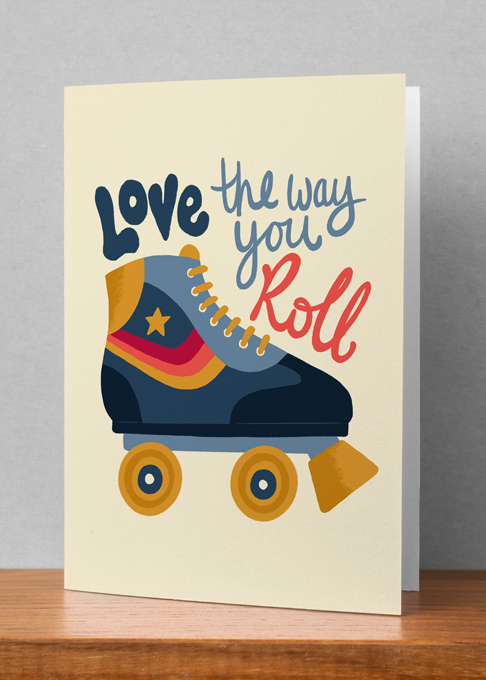 Roller Boot Card