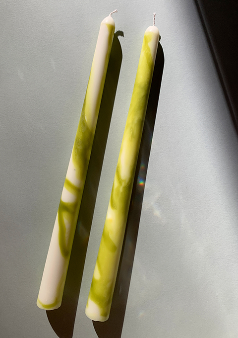 Lemongras Taper Candles