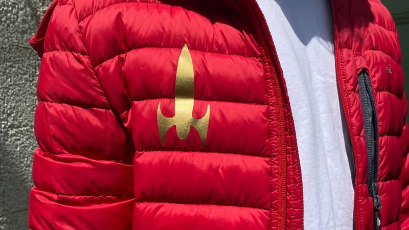 SPACE - Rocket Self-Adhesive Down Jacket Repair Patch