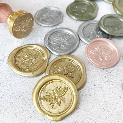 handmade luxury wax seals